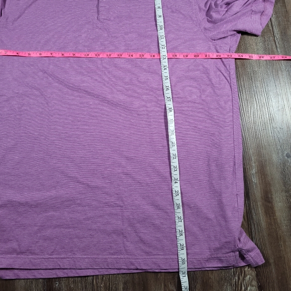 Peter Millar Crown Soft Blend Striped Polo Shirt Golf, XL - Picture 6 of 6